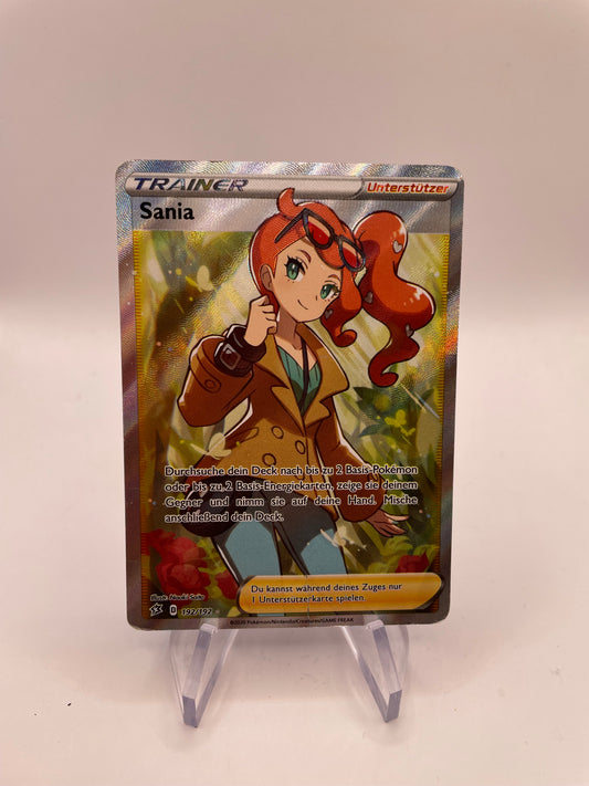 Pokemon Karte Trainer Sania 192/192 Deutsch
