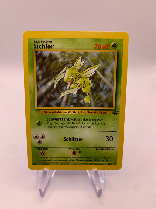 Pokemon Karte Sichlor 26/64 Dschungel Deutsch