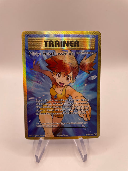 Pokemon Karte Trainer Mistys Entschlossenheit 108/108 Deutsch