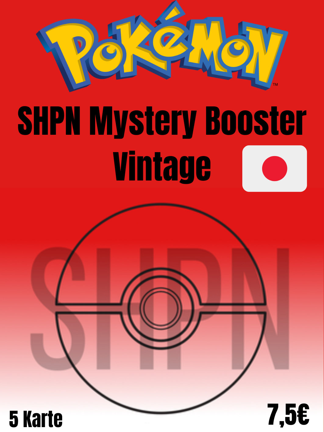 SHPN Mystery Booster Vintage Pokemon Karten