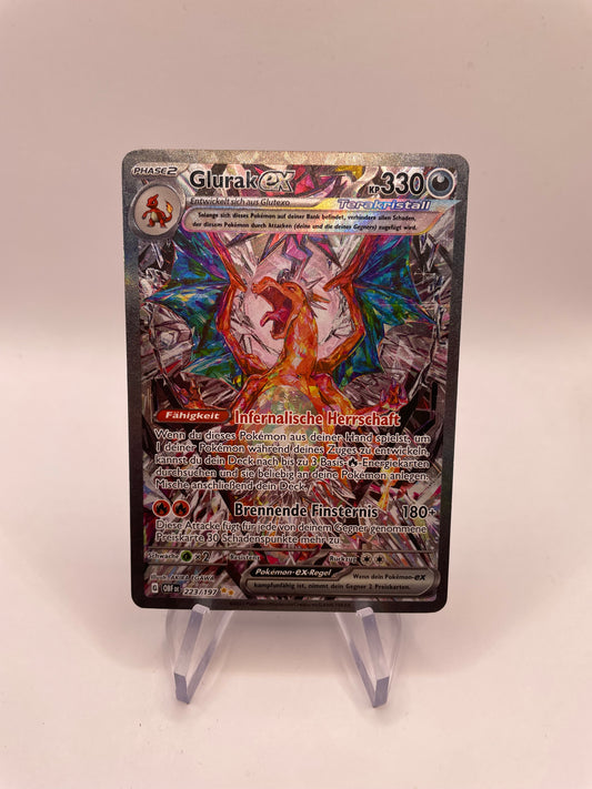 Pokemon Karte Ex Glurak 223/197 Deutsch