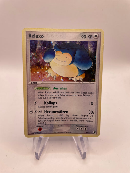 Pokemon Karte Holo Relaxo 15/112 Deutsch