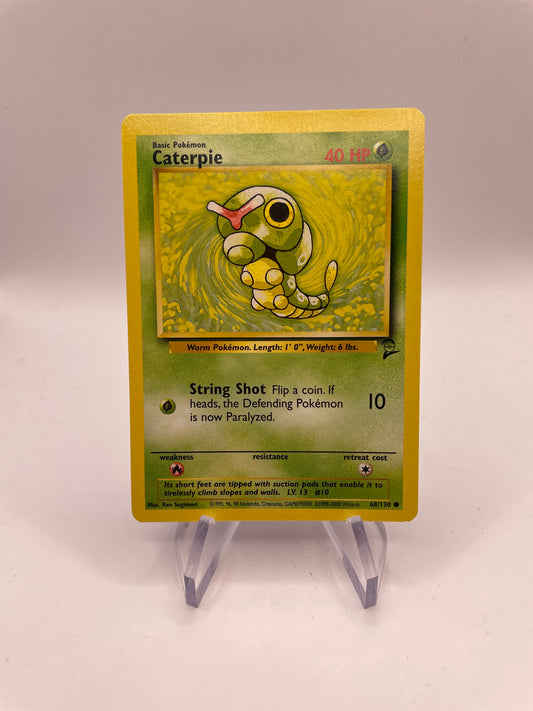 Pokemon Karte Base Set 2 Caterpie 68/130 Englisch