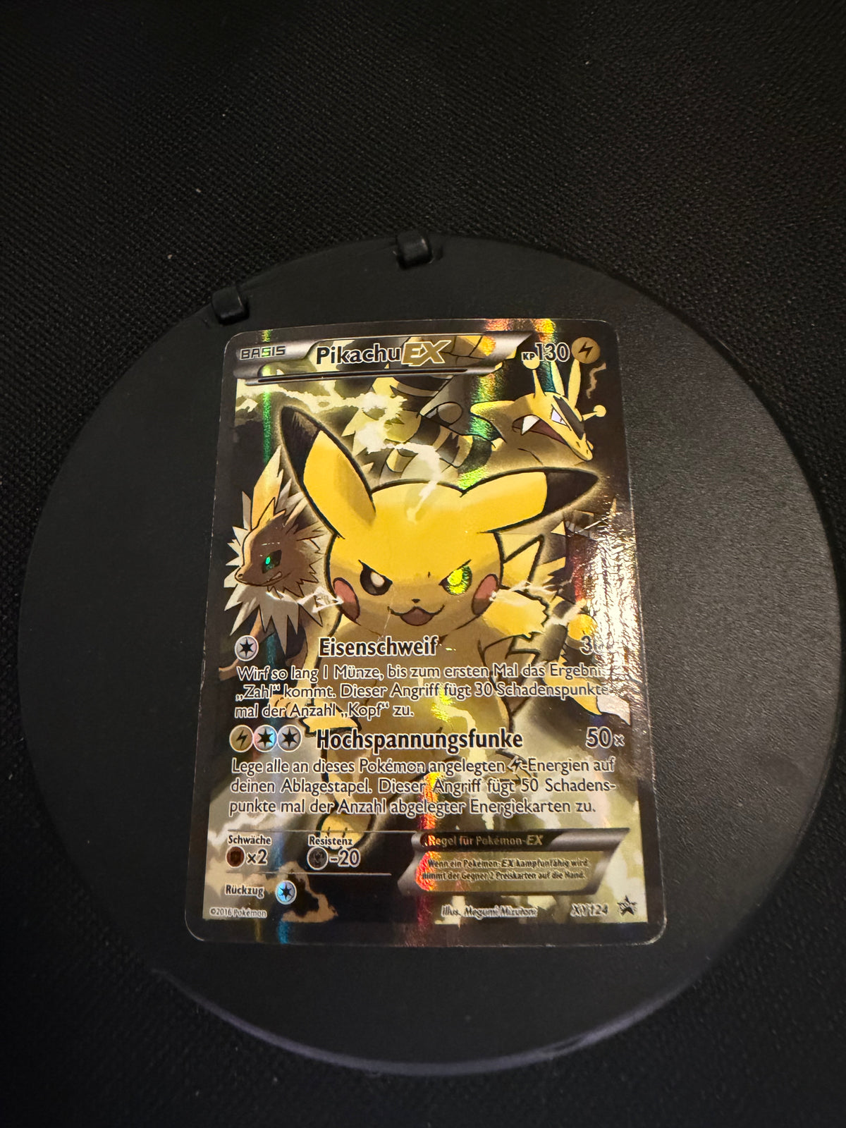 Pokemon Karte EX Promo Pikachu XY124 Deutsch