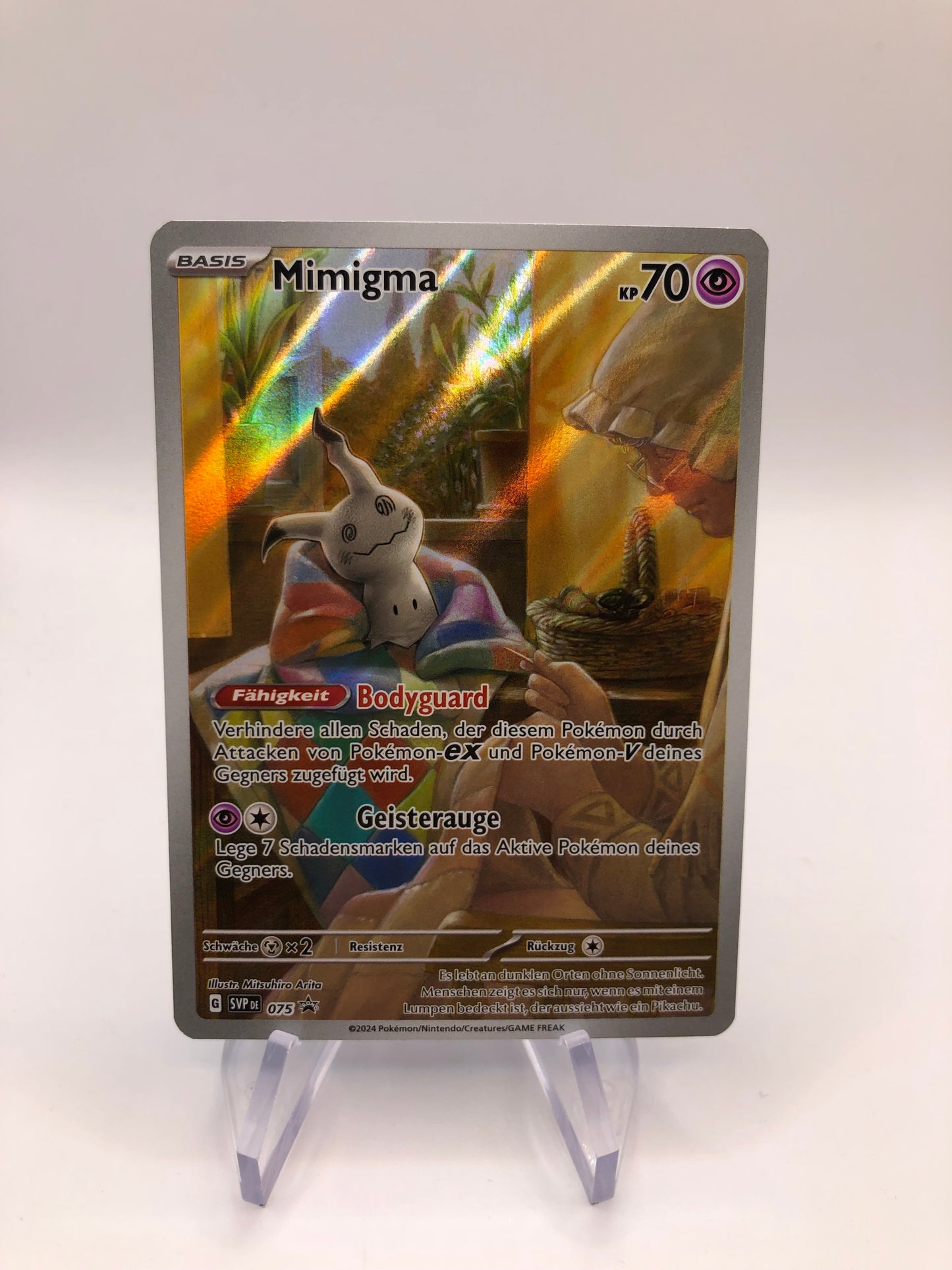 Pokemon Karte Art-Rare Promo Mimigma 75 Deutsch