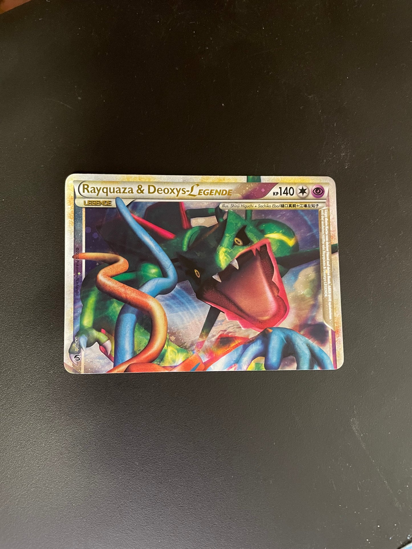 Pokemon Karte Legende Rayquaza & Deoxys 89/90 Deutsch