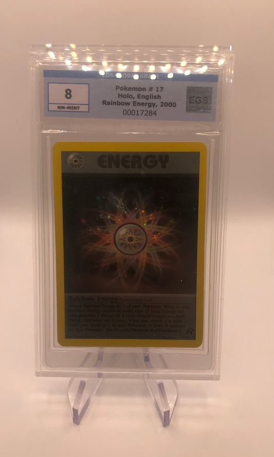 Pokemon Karten Holo Rainbow Energy 17/82 Englisch