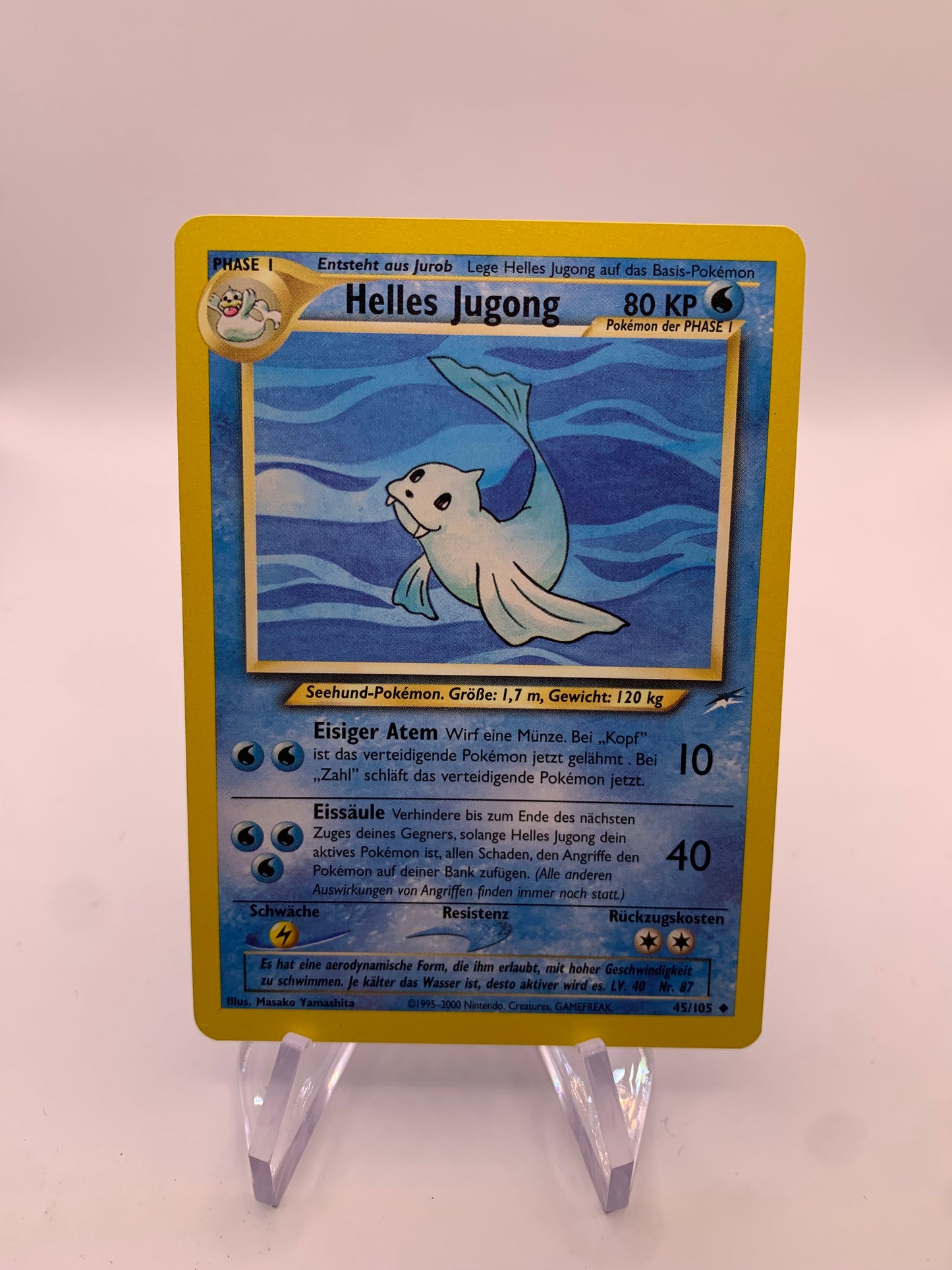 Pokemon Karte Helles Jugong 45/105 Neo Destiny Deutsch