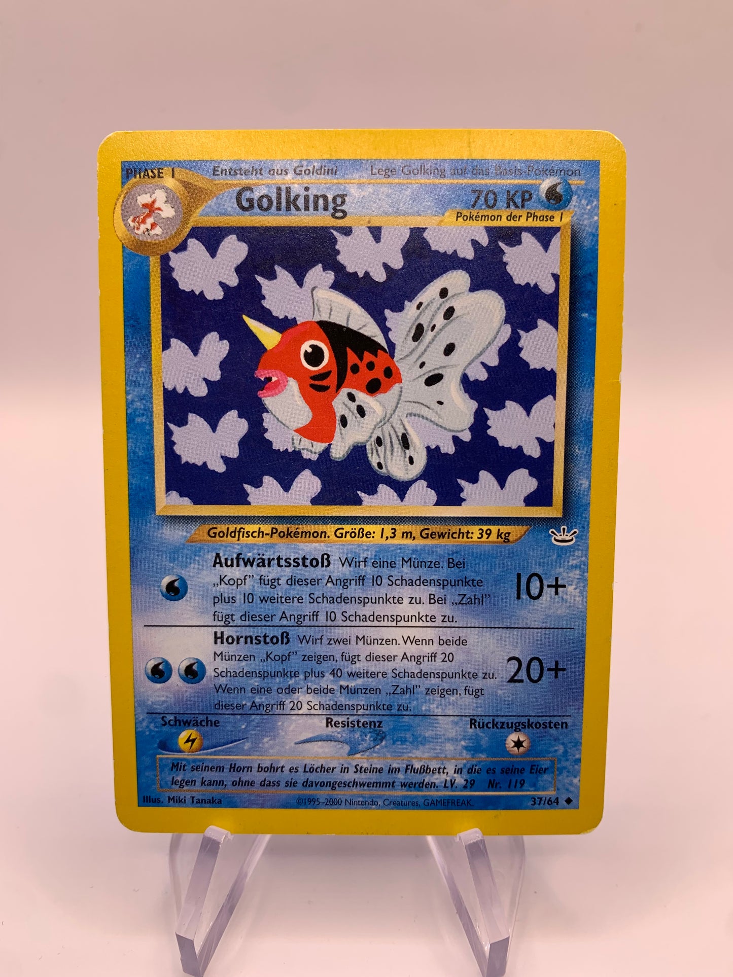 Pokemon Karte Golking 37/64 Neo Revelation Deutsch