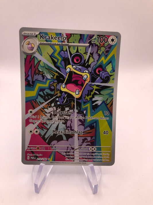 Pokemon Karte Art-Rare Krakeelo 212/182 Deutsch