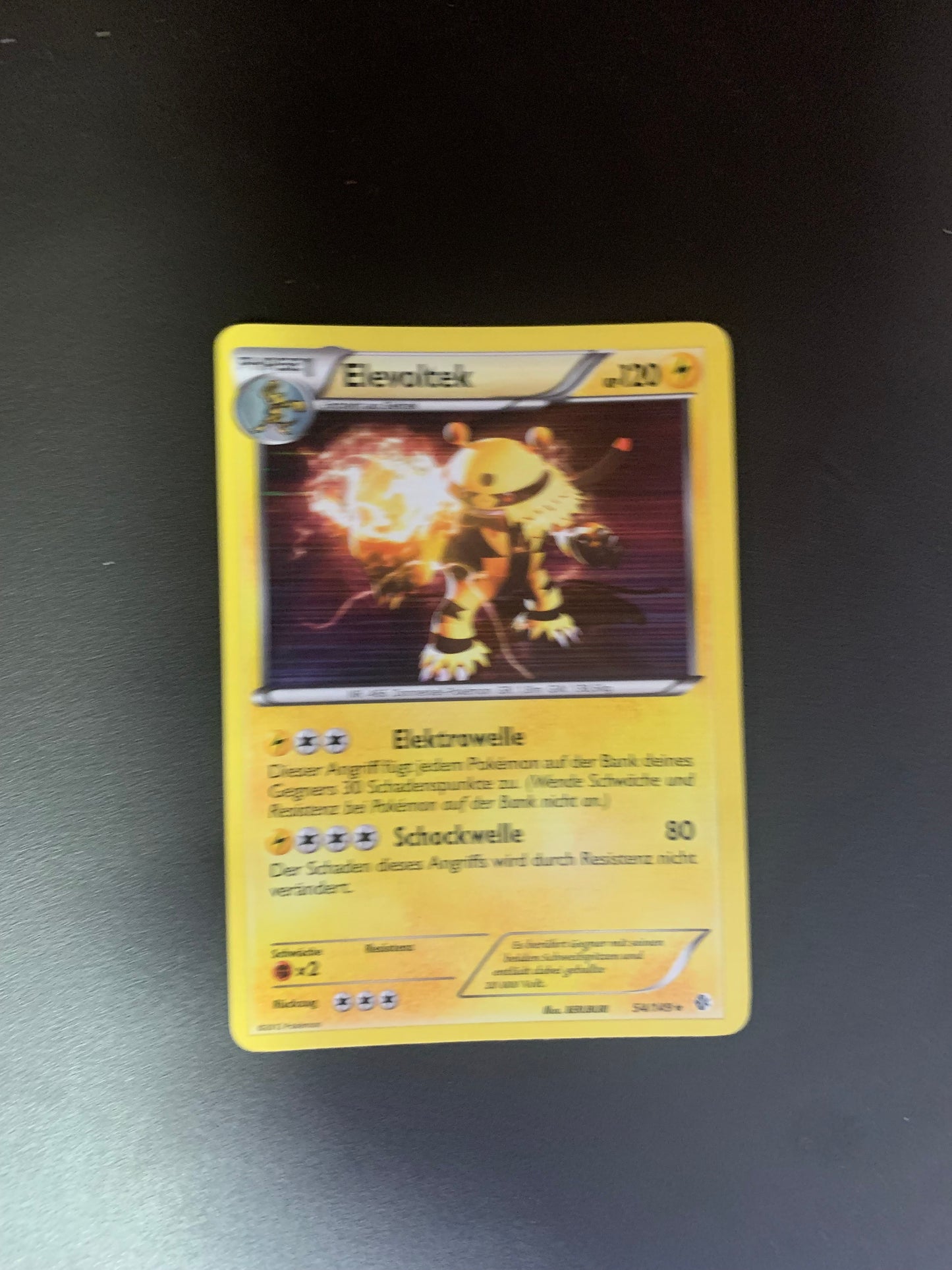 Pokemon Karte Holo Elevoltek 54/149 Deutsch