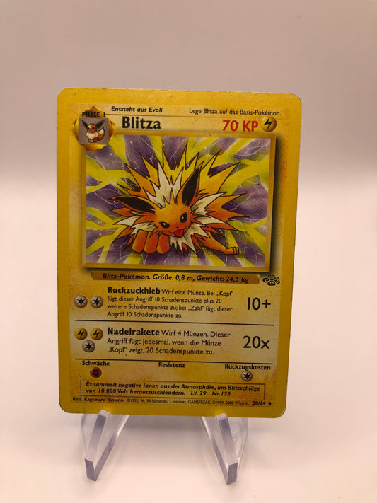Pokemon Karte Jungel Blitza 20/64 Deutsch