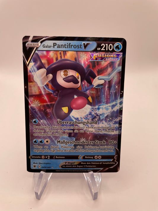 Pokémon Karte V Pantifrost 49/189 Deutsch