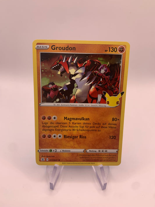 Pokemon Karte Holo Groudon 17/25 Deutsch