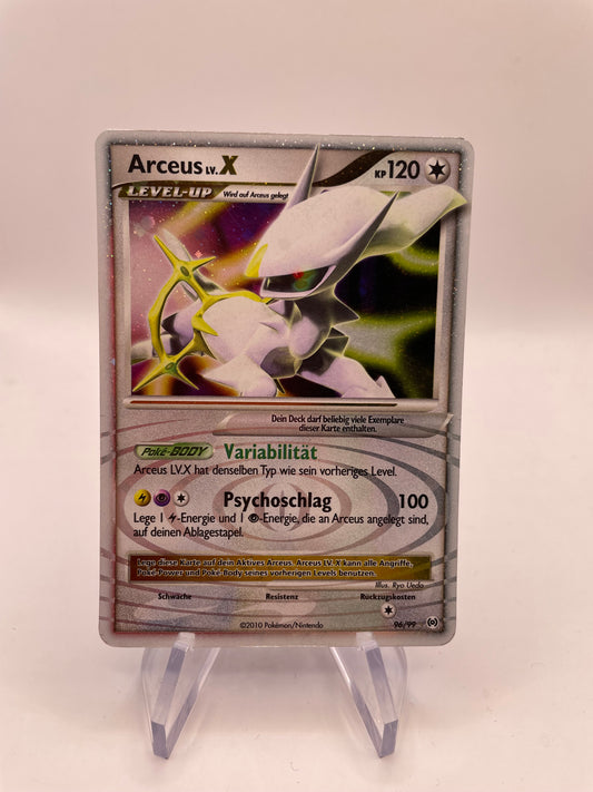Pokemon Karte Lv.X Arceus 96/99 Deutsch
