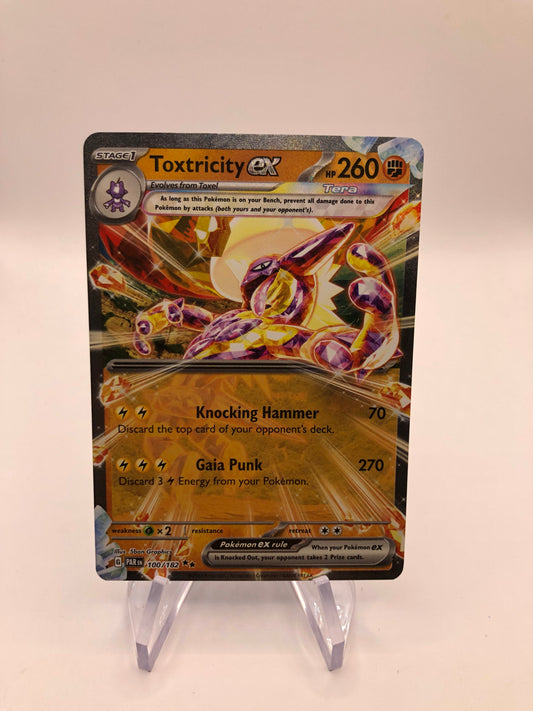 Pokemon Karte EX Toxtricity 100/182 Englisch