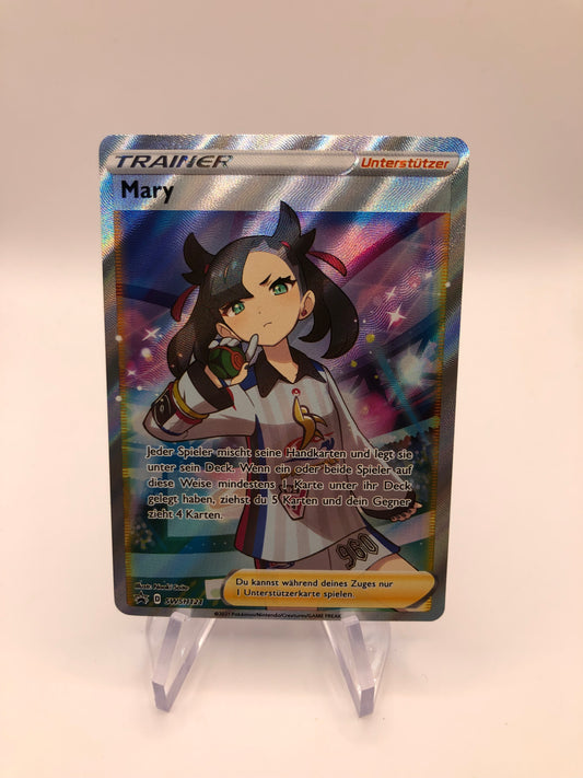 Pokemon Karte Promo Trainer Mary SWSH123 Deutsch