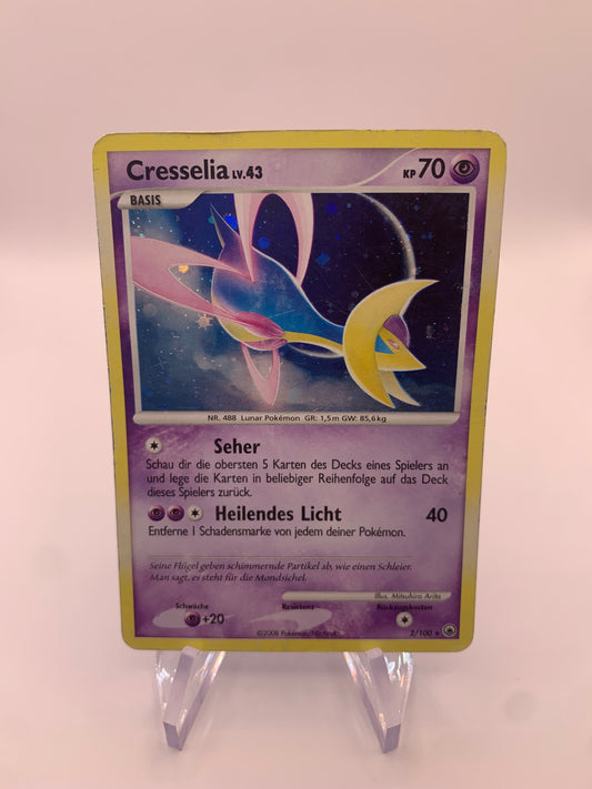 Pokemon Karte Holo Cresselia 2/109 Deutsch