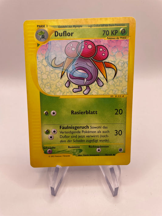 Pokemon Karte e-Series Duflor 78/165 Deutsch