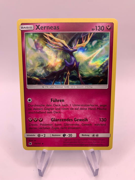 Pokémon card Holo Xerneas 73/111 German