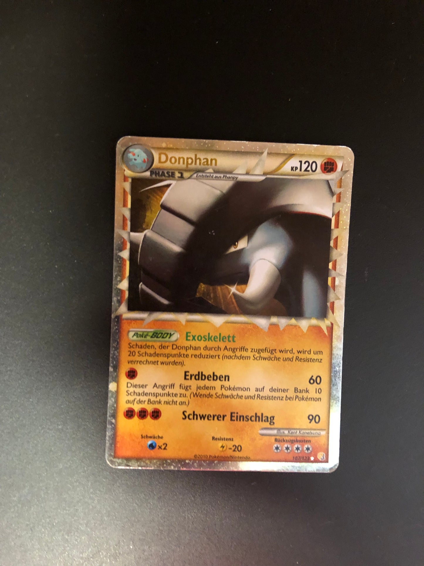 Pokemon Karte Prime Donphan 107/123 Deutsch
