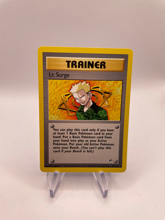 Pokemon Karte Gym Heros Major Bob 101/132 Englisch