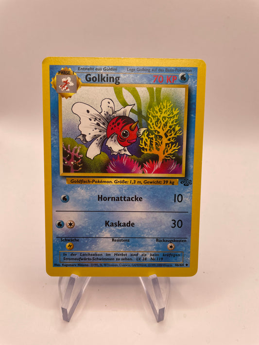 Pokemon Karte Golking 46/64 Jungel Deutsch