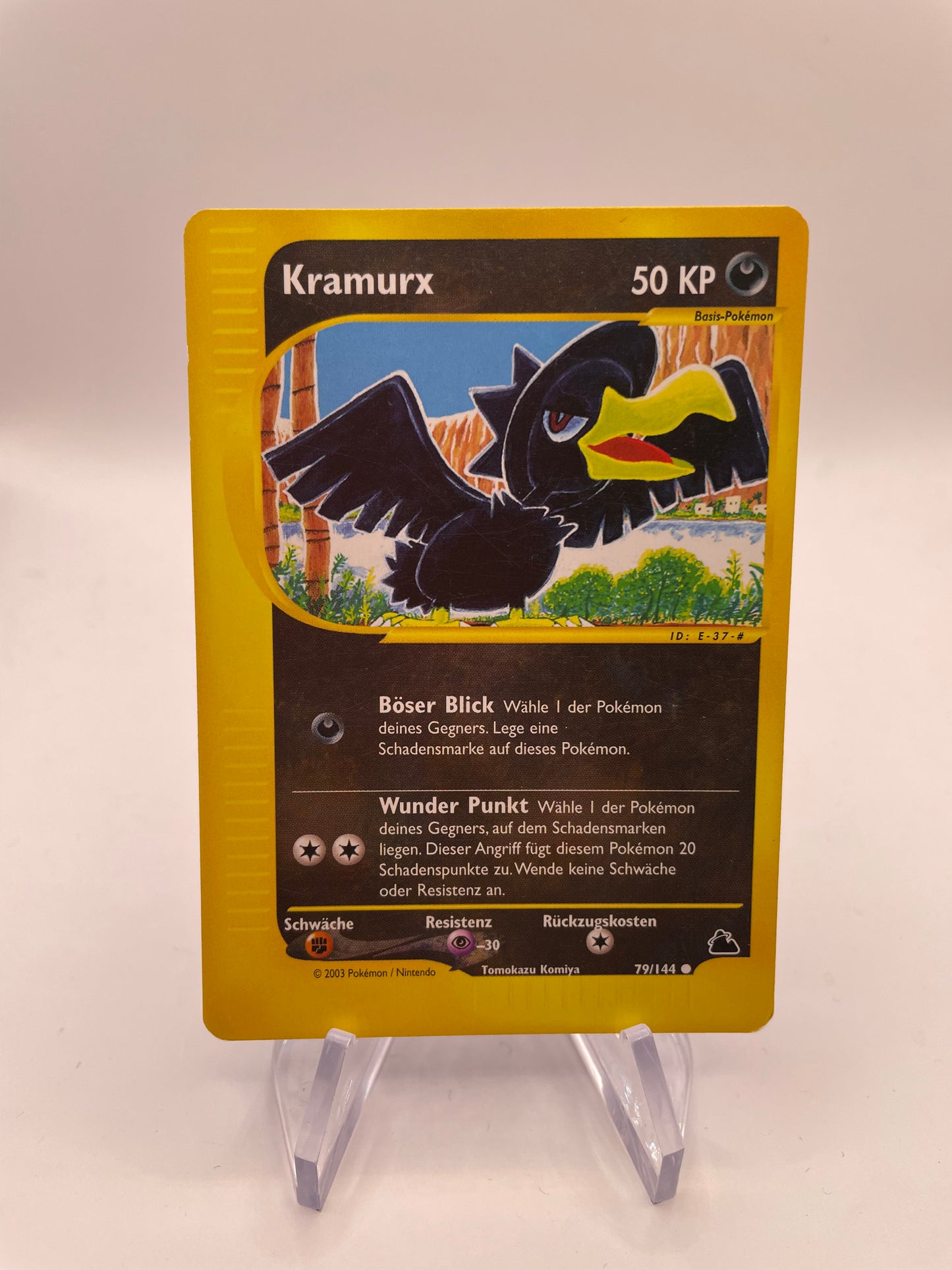 Pokemon Karte E-Series Kramurx 79/144 Deutsch