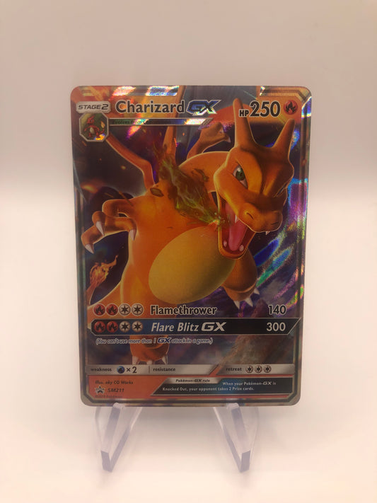 Pokemon Karte Promo GX Glurak SM211 Englisch