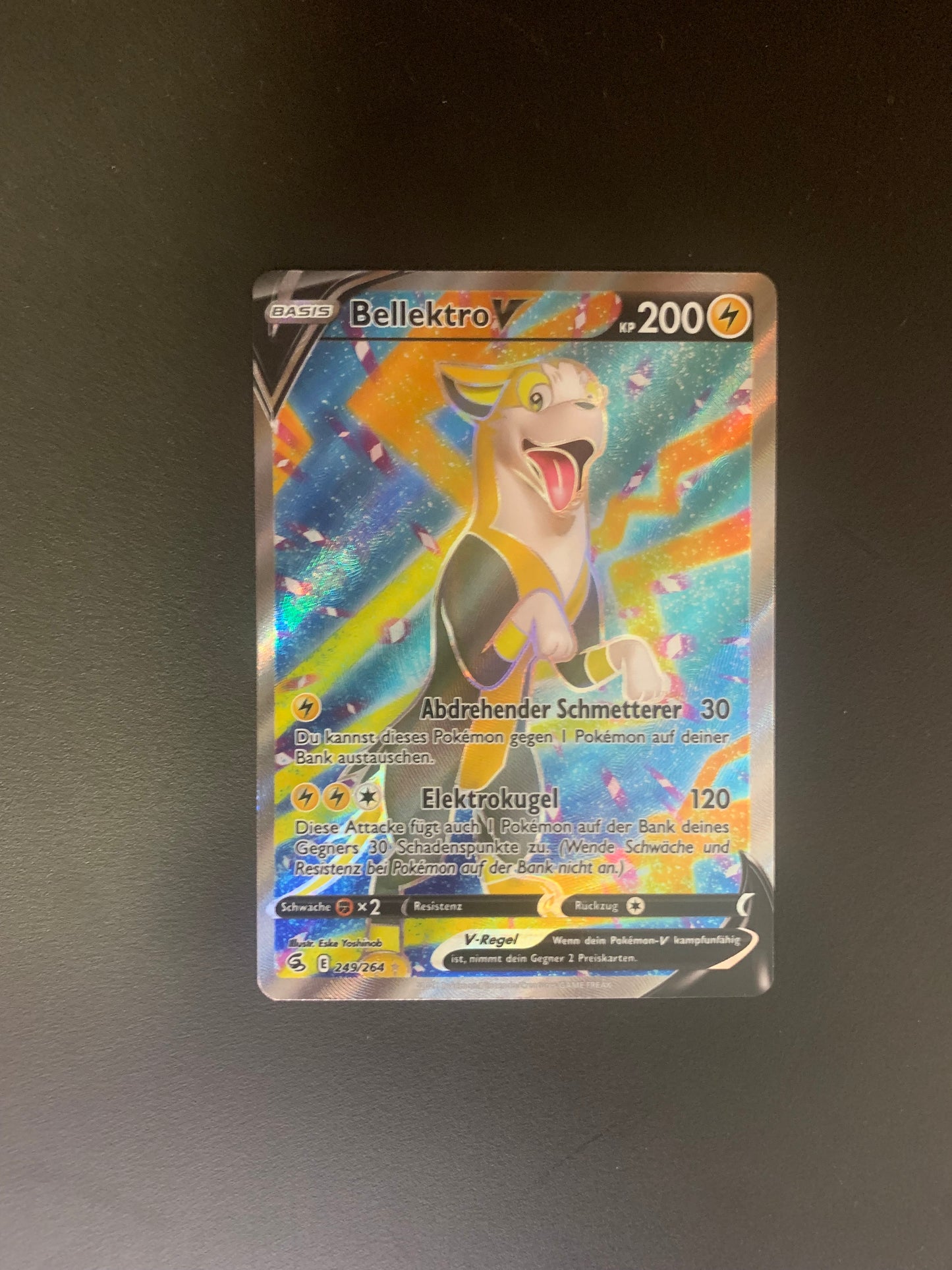 Pokemon Karte V Fullart 249/264 Deutsch