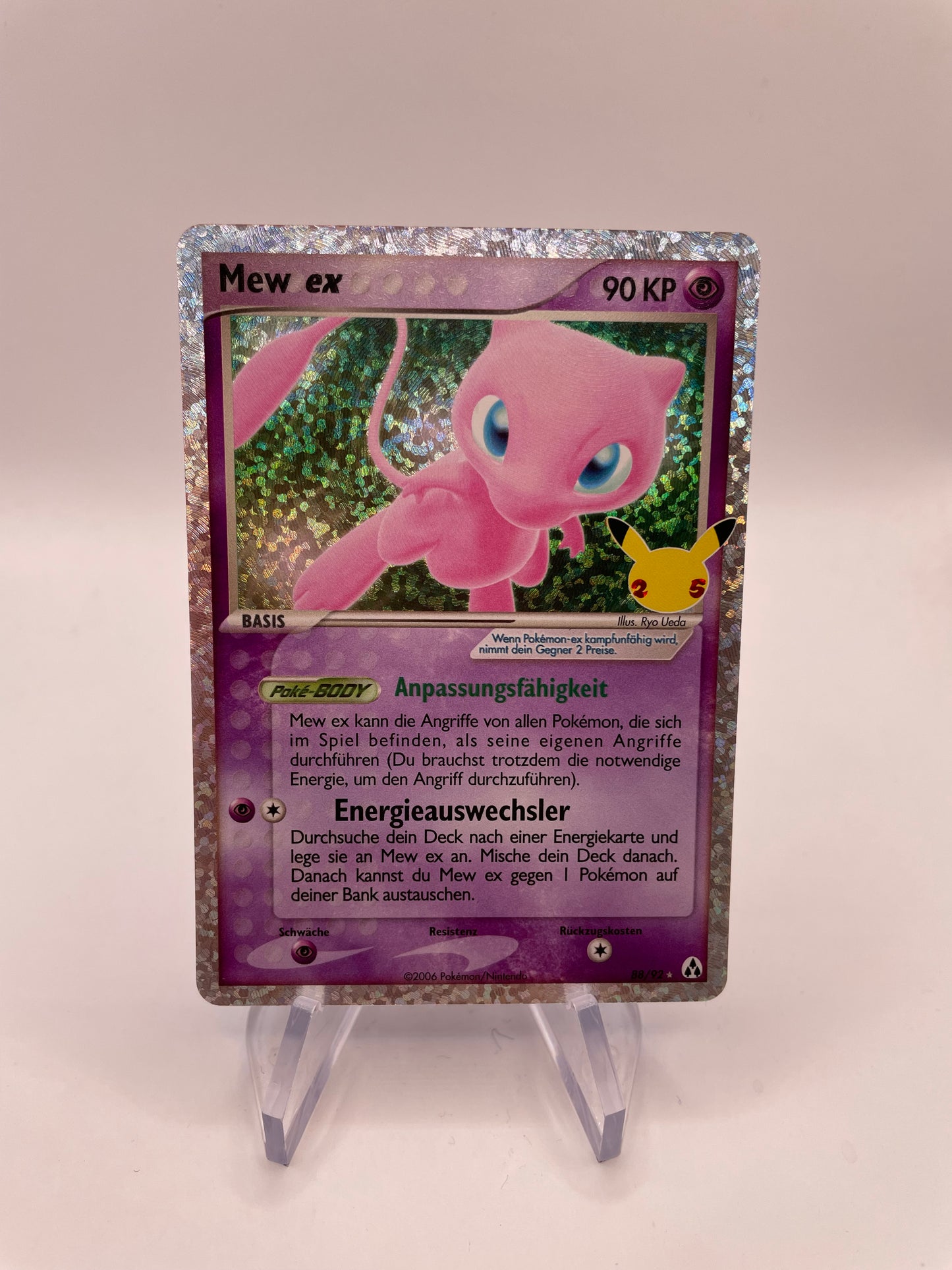 Pokemon Karte EX Celebration Mew 88/92 Deutsch