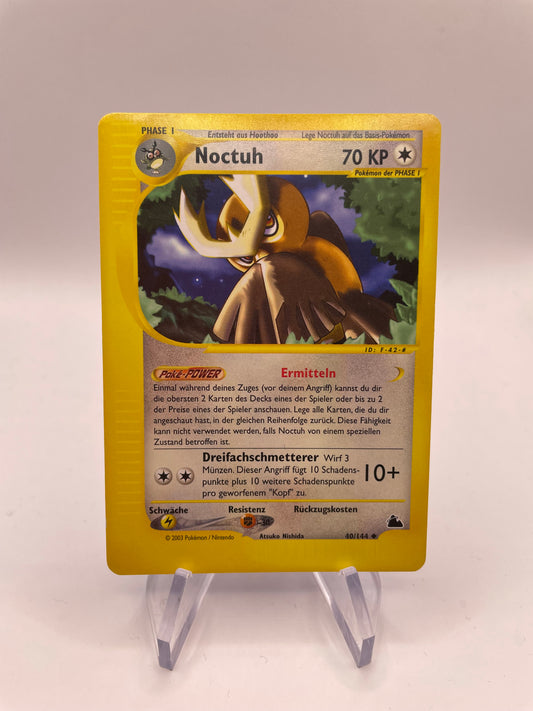 Pokemon Karte E-Series Noctuh 40/144 Deutsch