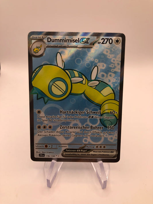 Pokemon Karte EX Fullart Dummimisel 178/159 Deutsch
