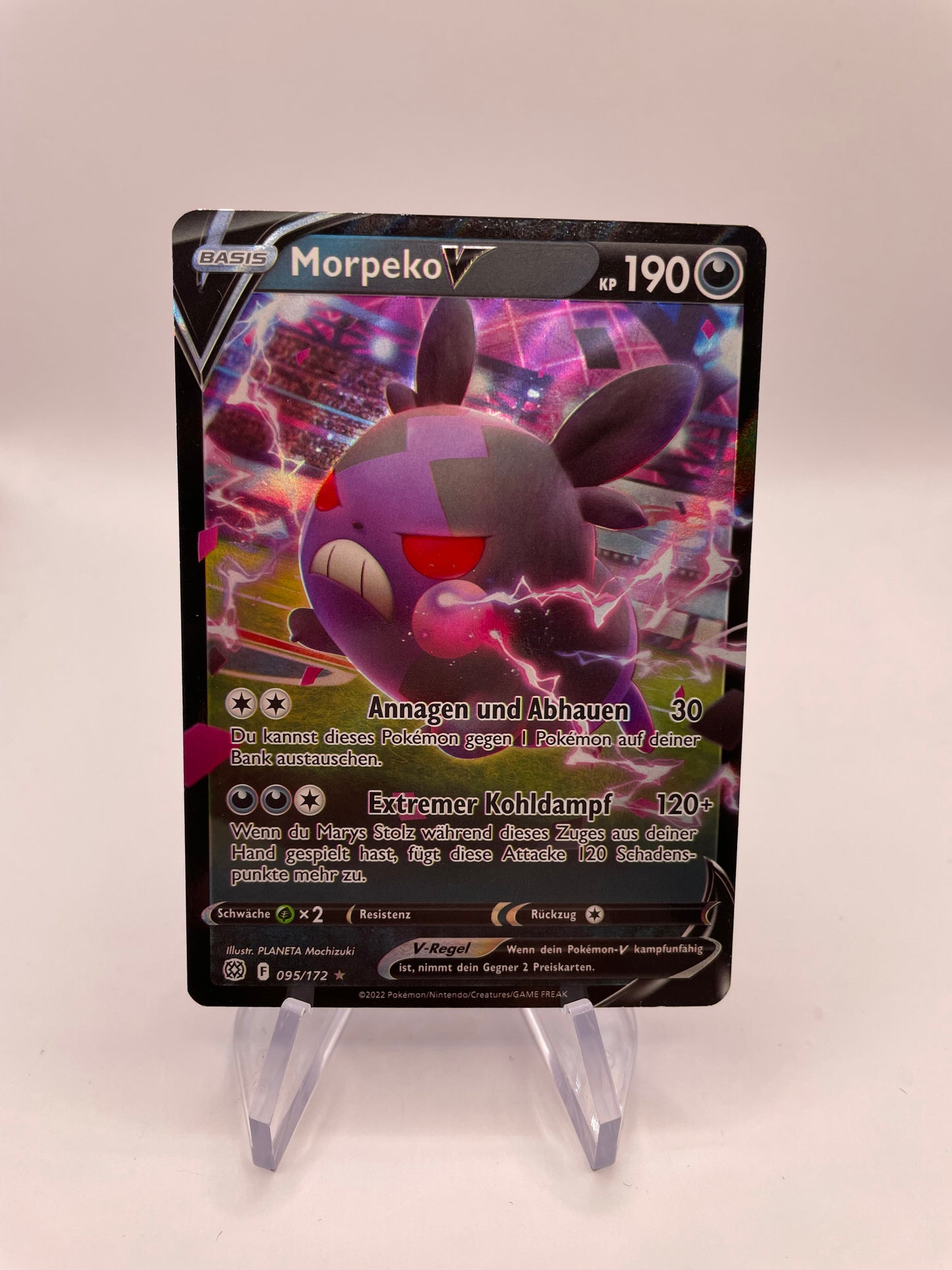 Pokémon Karte V Morpeko 95/172 Deutsch