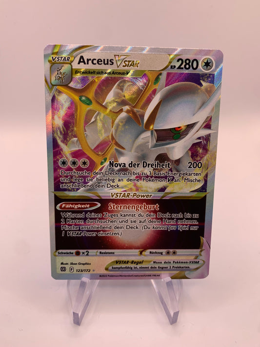 Pokemon Karte Vstar Arceus 123/172 Deutsch