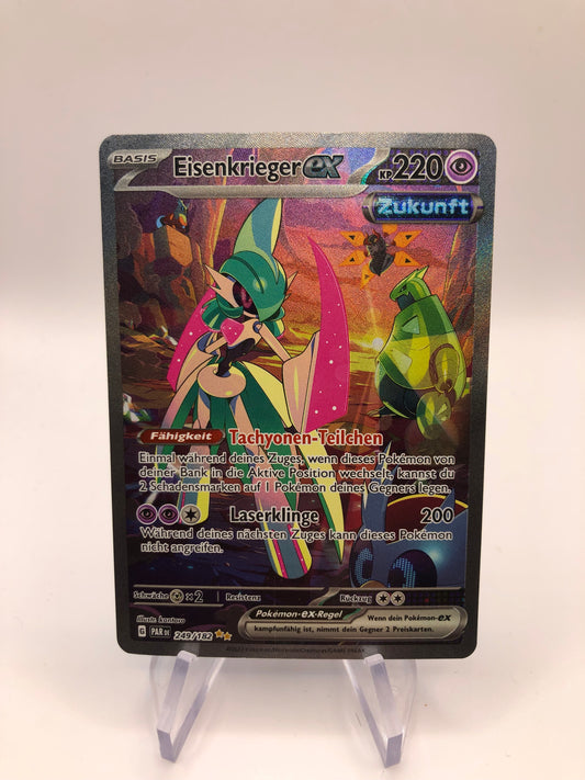 Pokemon Karte Alt-Art EX Eisenkrieger 249/182 Deutsch