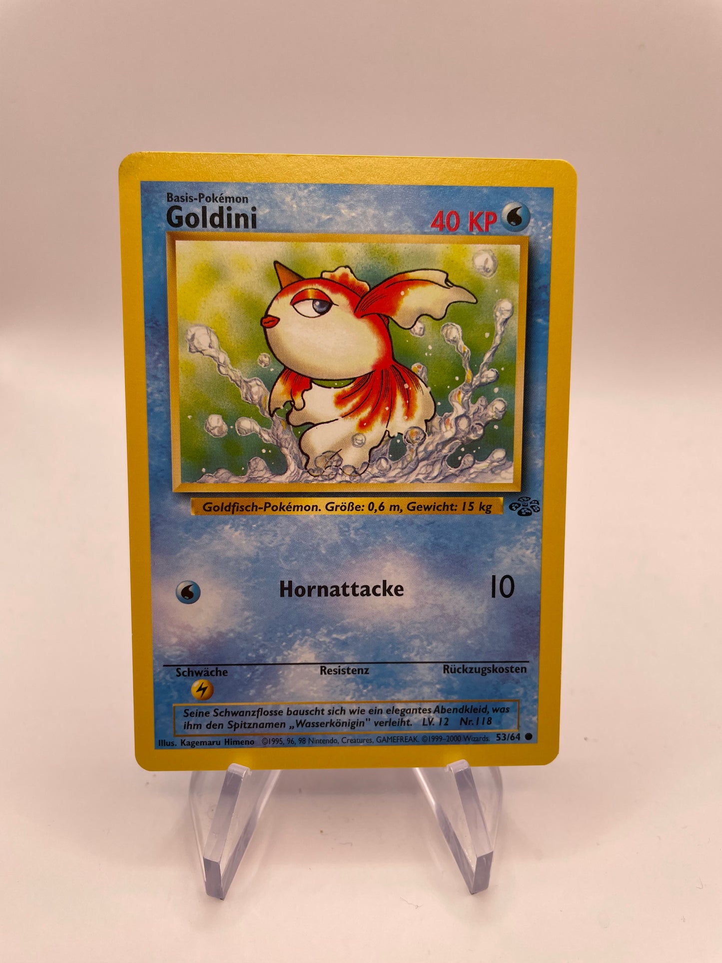 Pokemon Karte Goldini 53/64 Jungel Deutsch