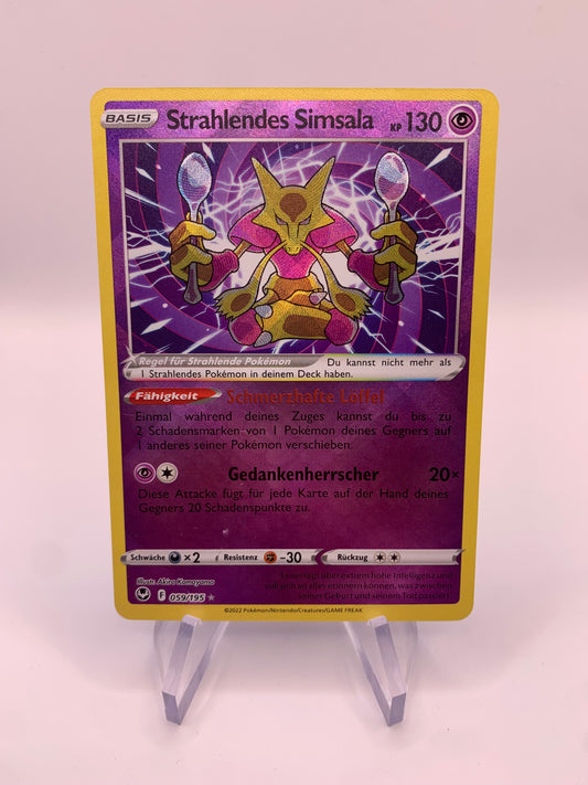 Pokemon Karte Shiny Strahlendes Simsala 59/195 Deutsch