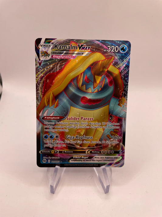 Pokemon Karte Vmax Kamalm 15/73 Deutsch