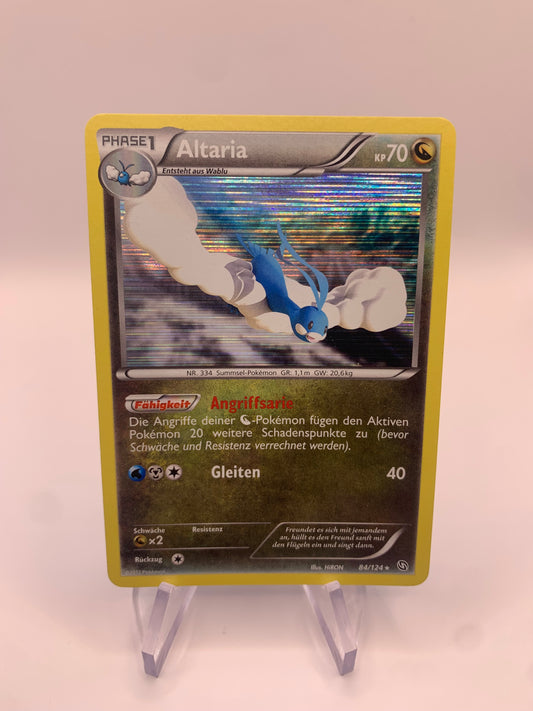 Pokemon Karte Holo Altaria 84/124 Deutsch