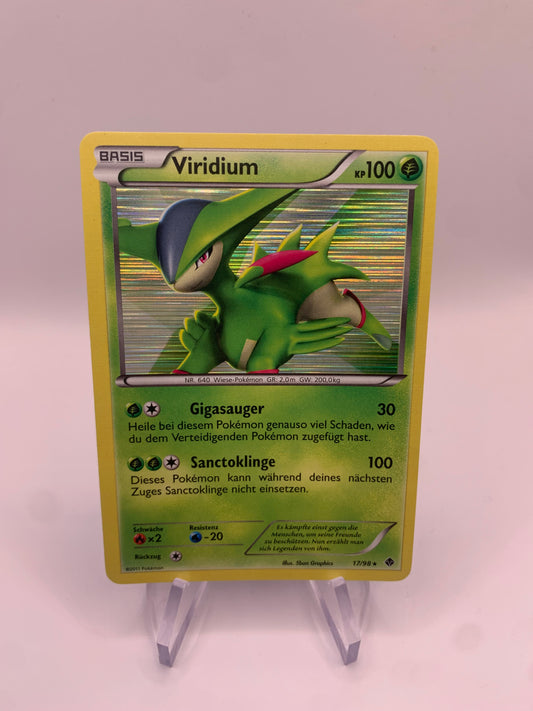 Pokemon Karte Holo Viridium 17/98 Deutsch