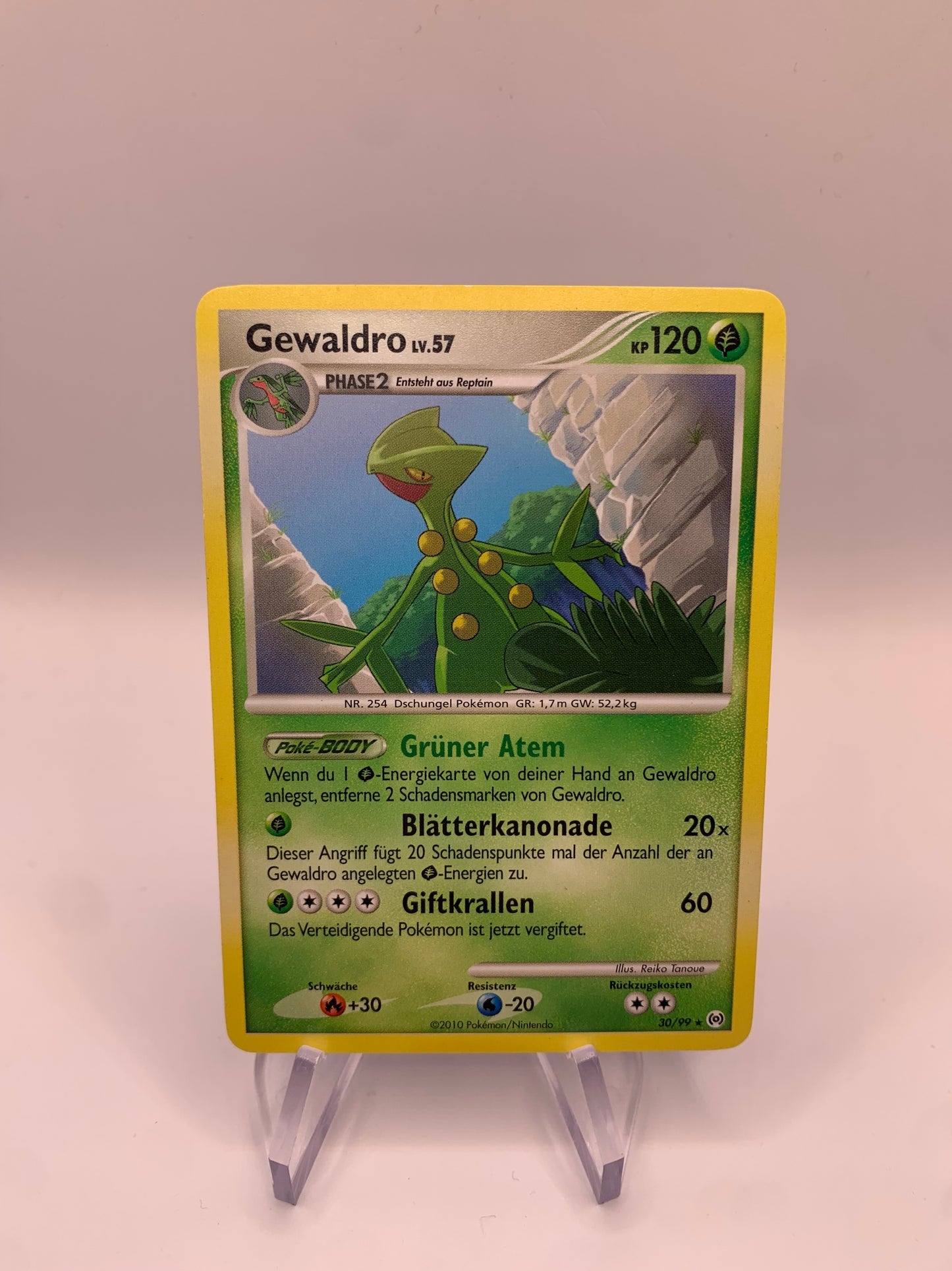 Pokemon Karte Gewaldro 30/99 Deutsch