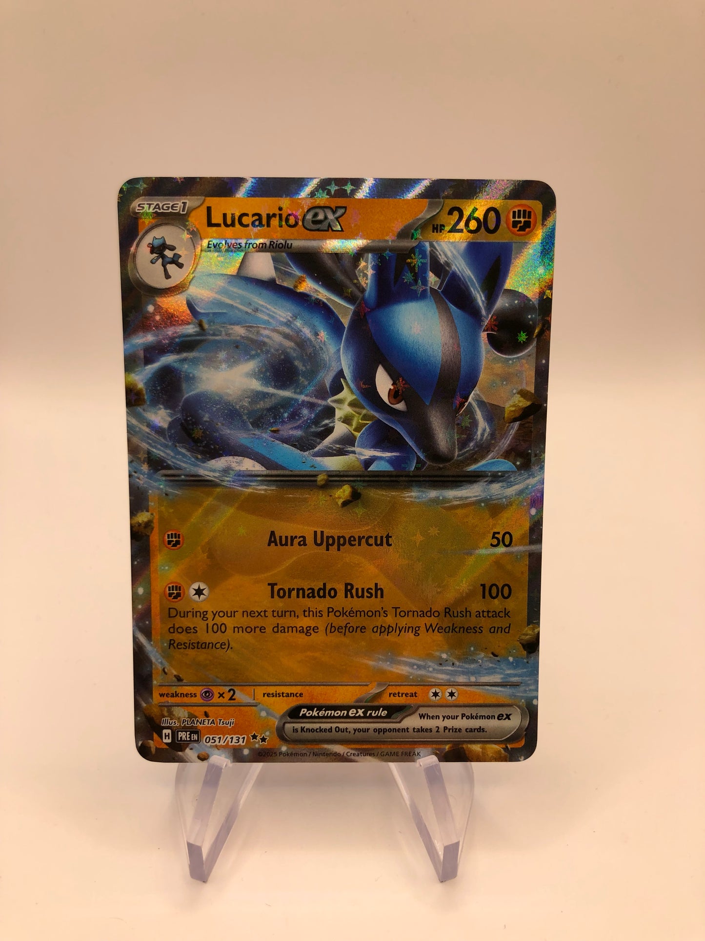 Pokemon Karte Ex Lucario 51/131 Englisch
