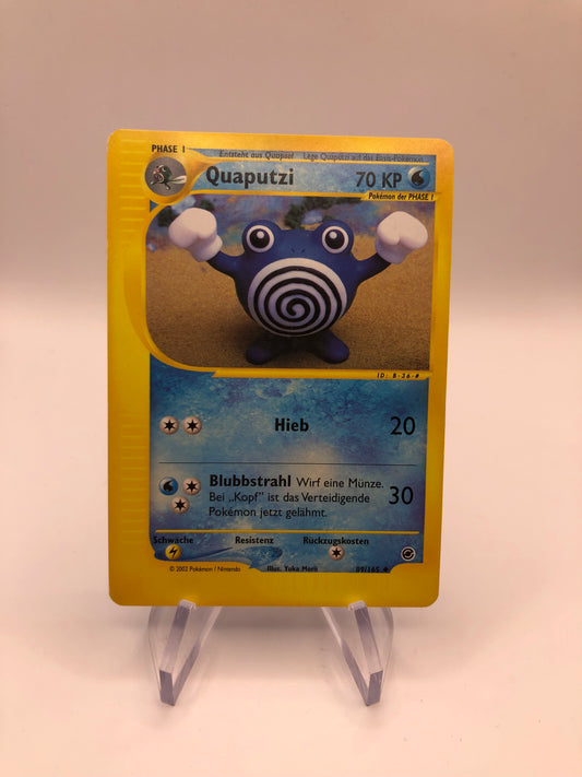 Pokemon Karte E-Series Quaputzi 89/165 Deutsch