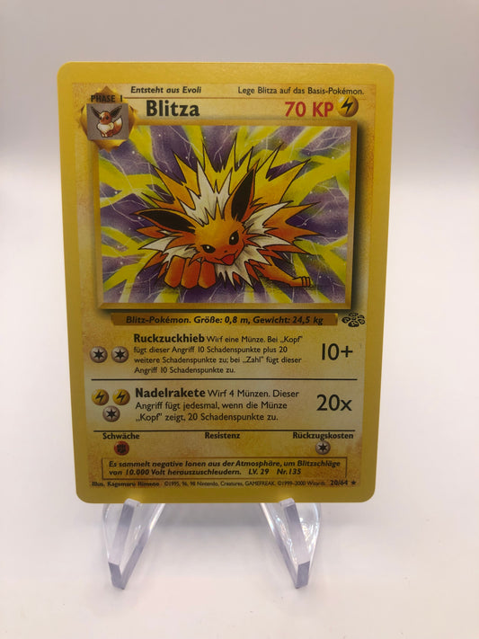Pokemon Karte Jungel Blitza 20/64 Deutsch