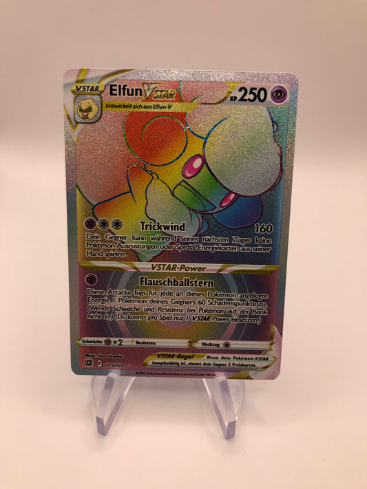 Pokemon Karte Vstar Rainbow Elfun 175/172 Deutsch