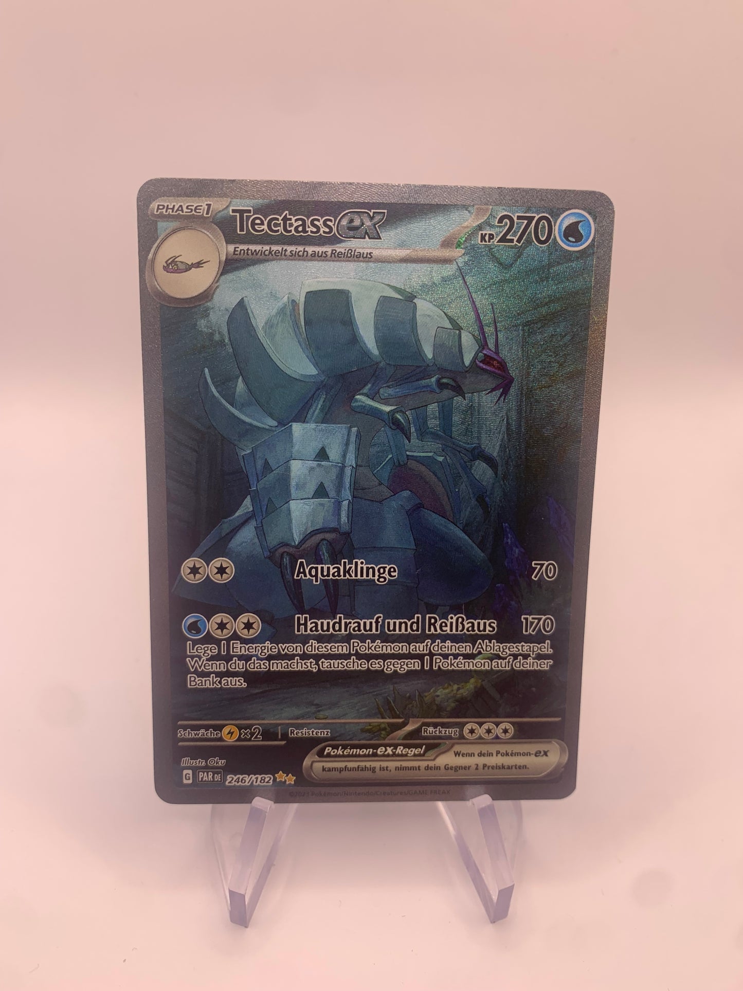 Pokemon Karte Ex Alt-Art Tectass 246/182 Deutsch