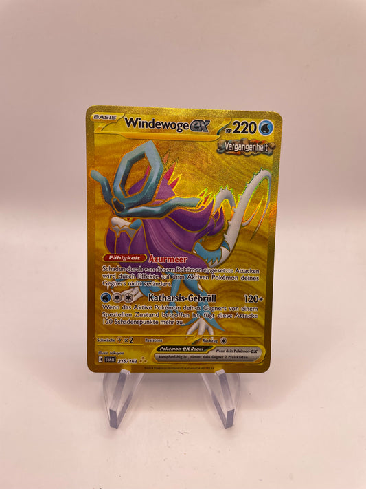 Pokemon Karte Ex Windewoge 215/162 Deutsch