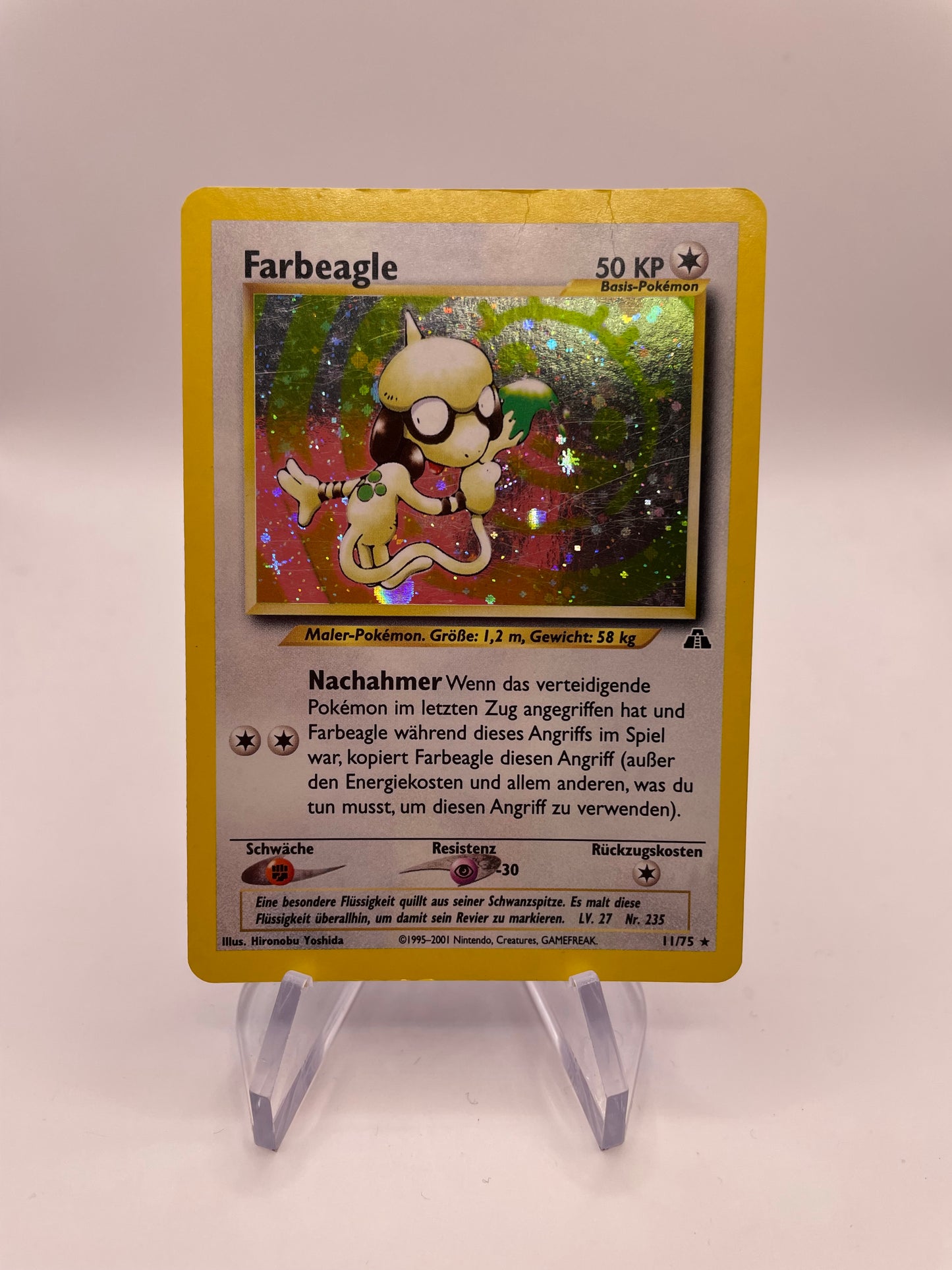 Pokemon Karte Holo Neo Discovery Farbeagle 11/75 Deutsch