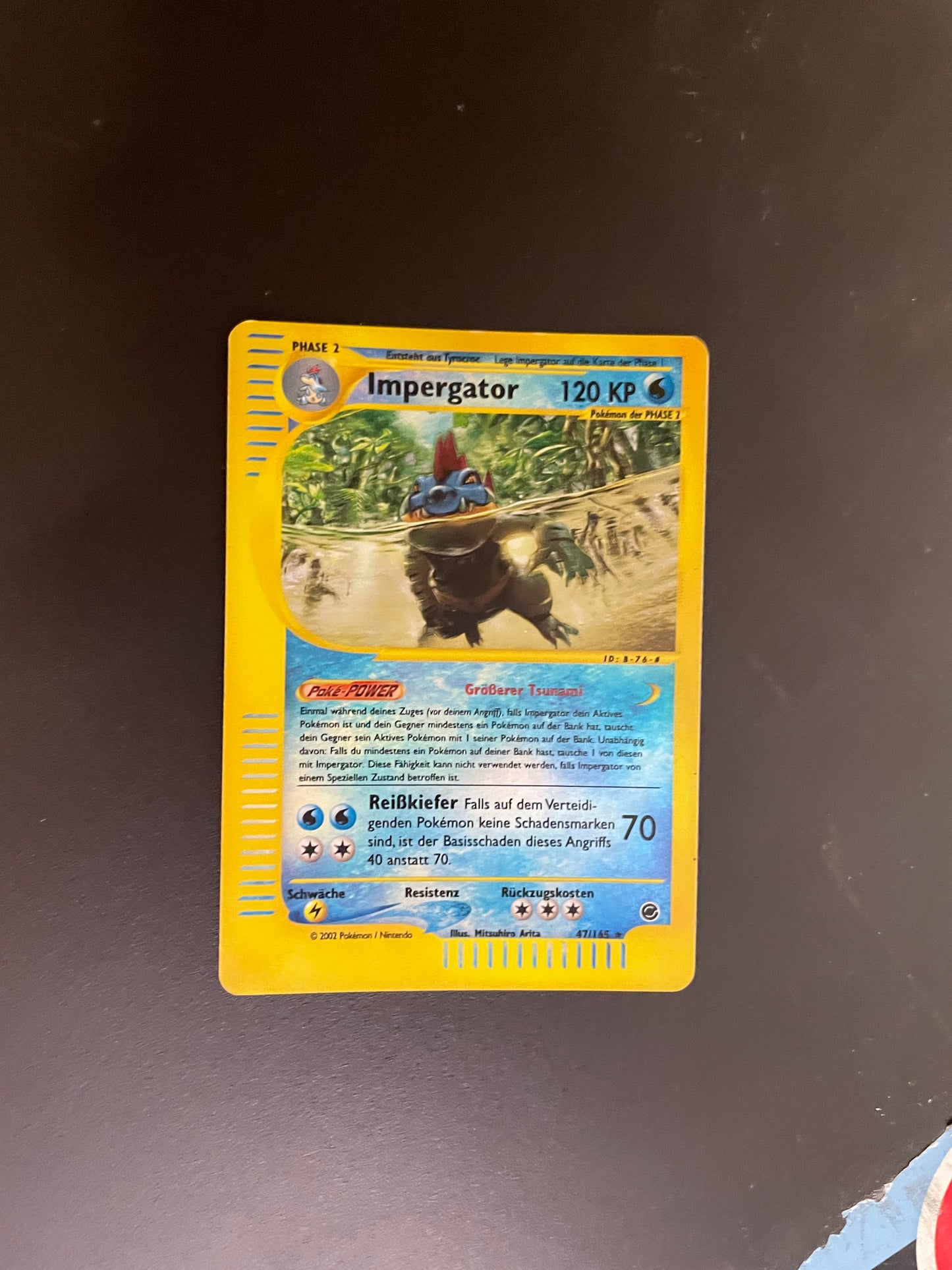 Pokemon Karte E-Series Impergator 47/165 Deutsch